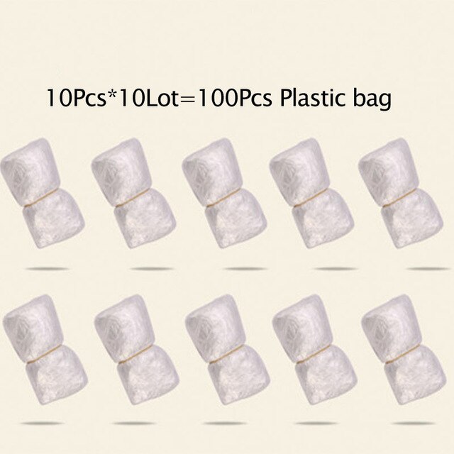 Orinal portátil de dibujos animados para bebé, de entrenamiento con respaldo cómodo asiento de inodoro, olla de bebé para niño y niña, orinal de inodoro,: 100Pcs Plastic Bag