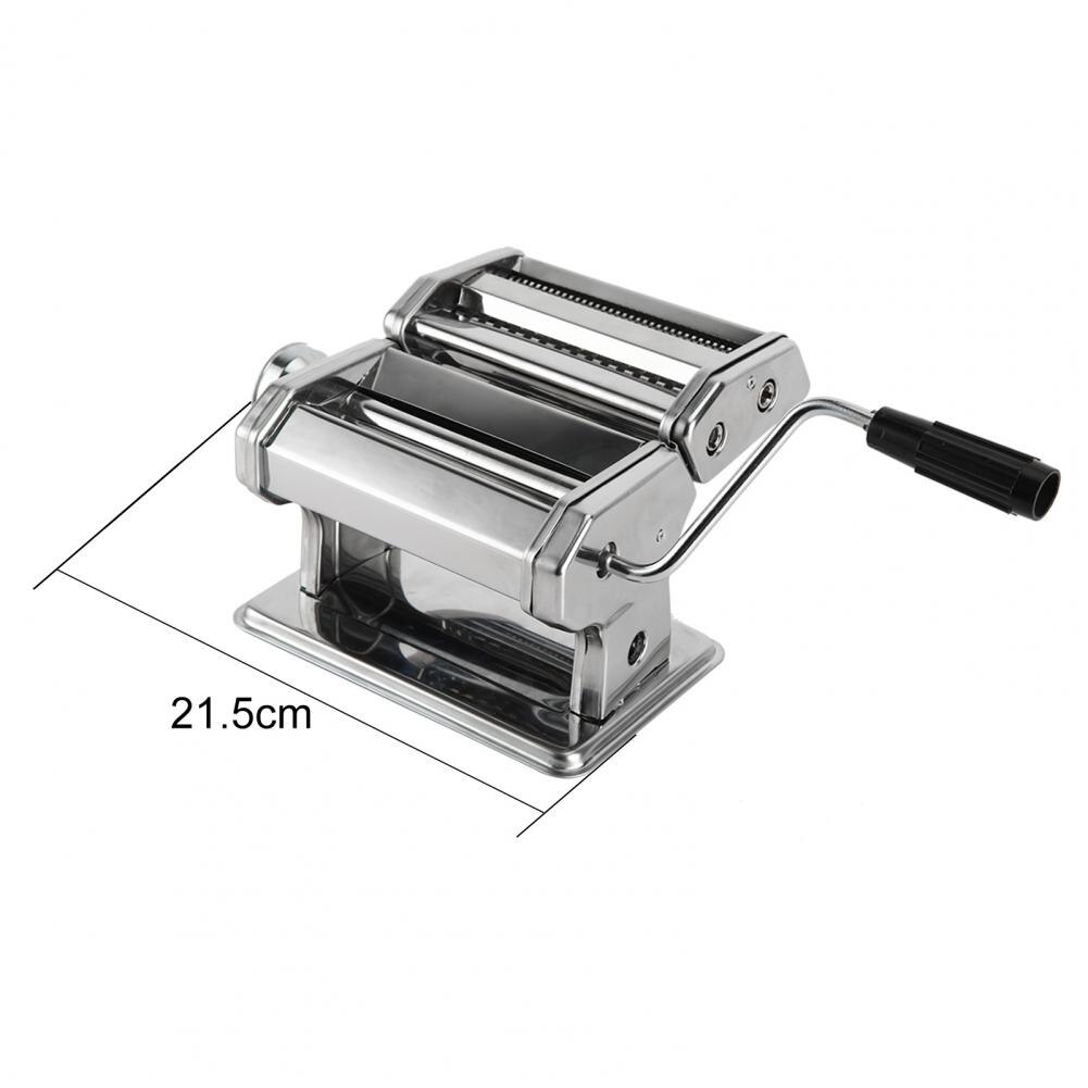 Pasta Maker Double Cutter 6 Adjustable Thickness Stainless Steel Control Washable Adjustable Pasta Maker Machine for Spaghetti