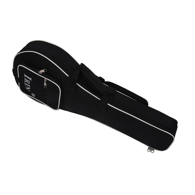 IRIN Backpack for Mandolin Thicken Shoulder Gig Bag Case Frabic Black