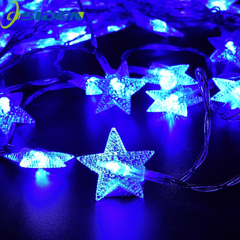 10M LED fairy star string lights 100LEDs leaf garland light for christmas wedding decoration party event
