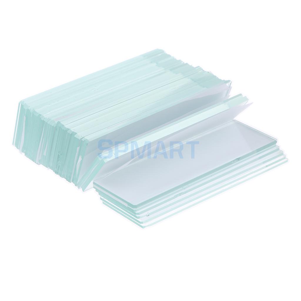 50 Stuks 75X25 Mm Microscoop Glasplaatje Micro Dekglaasjes Voor Biologie Experiment Levert Lab Ser