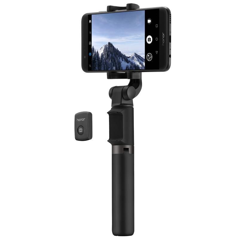 Huawei honor  af15 selfie stick stativ bluetooth 3.0 bærbar trådløs bluetooth kontrol monopod håndholdt til android ios telefon