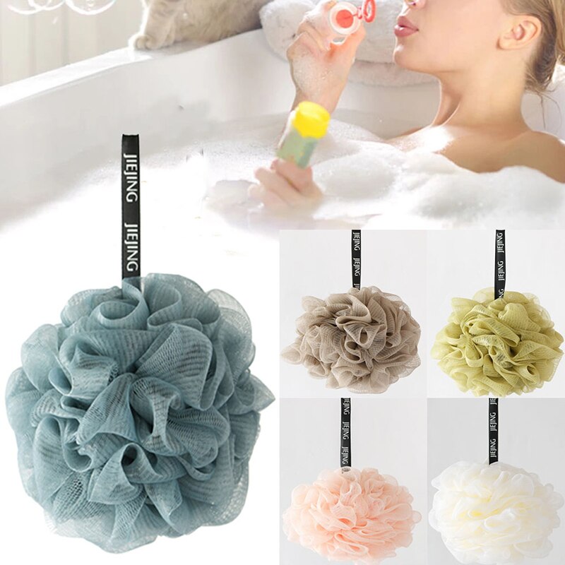Lichaam Schoon Bad Puff Mesh Zeepdispenser Huidvriendelijke Wassen Douche Hulpmiddel Exfoliërende Bad Spons Comfortabel Bad Scrub Bal
