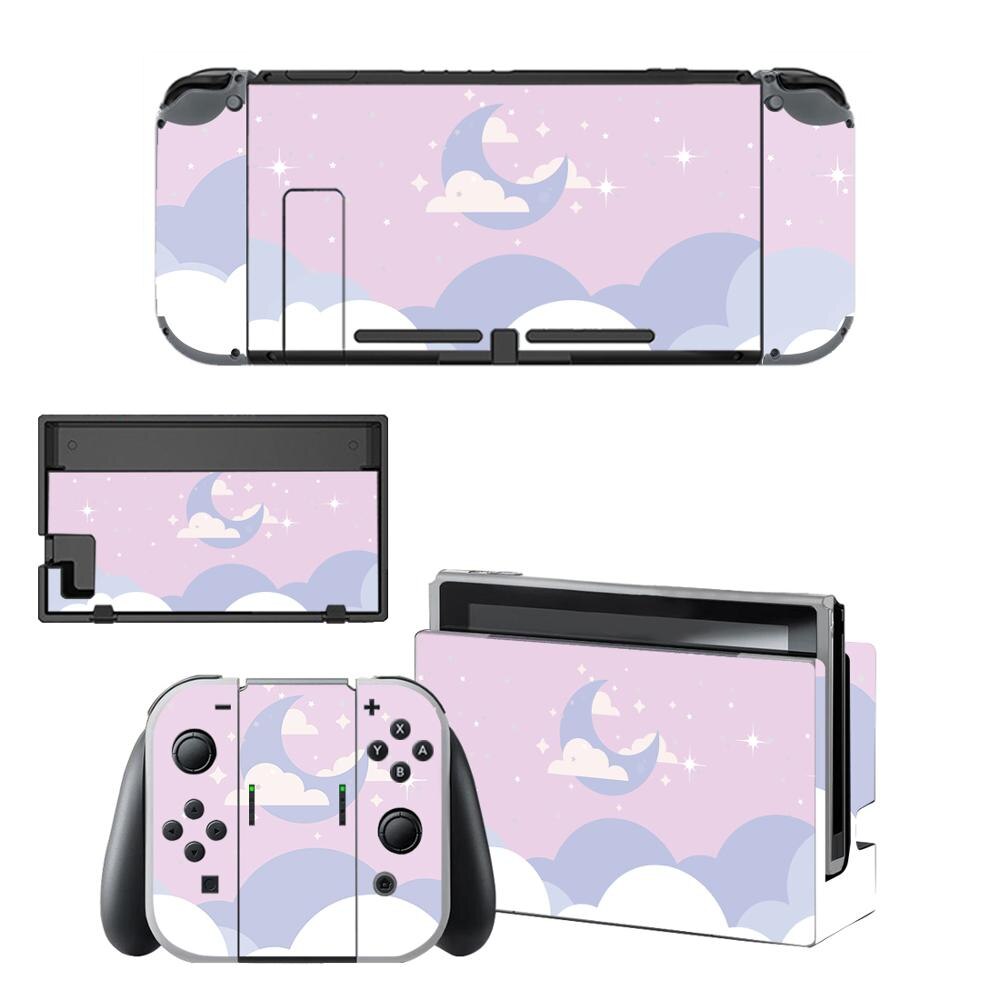 Starry Sky Star Screen Protector Sticker Skin for Nintendo Switch NS Console Dock Charger Stand Holder Joy-con Controller Vinyl: KQBYSNS0040