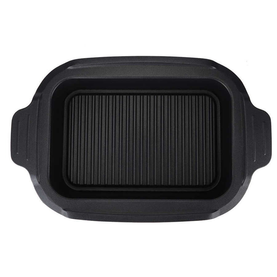 Electric Baking Pan Multi Cooker Multifunction Kitchen Non Stick Barbecue Griddle Plate Grill Baking Tray Pan Kitchenware: D