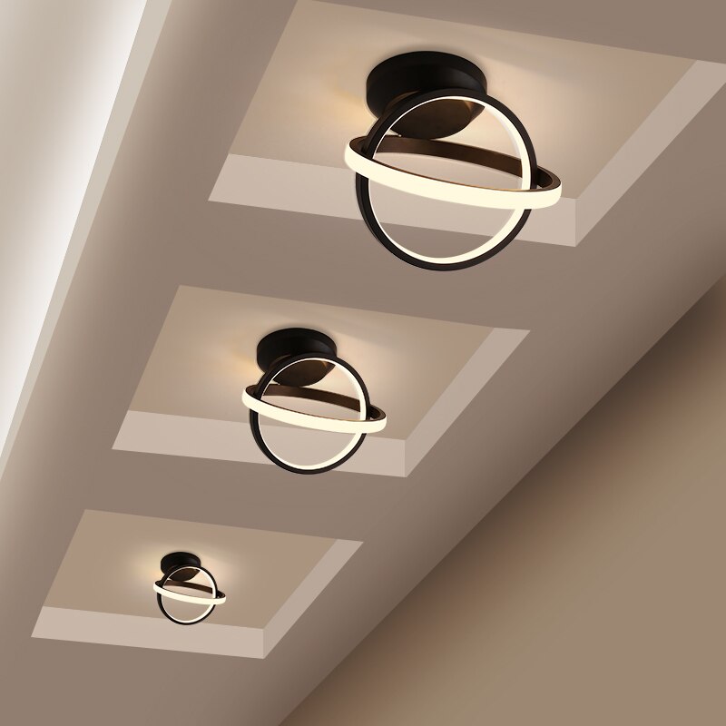 Verllas Draaibare Moderne LED Plafond Verlichting voor Gang gangpad minimalistische veranda hal balkon led Thuis plafond lamp