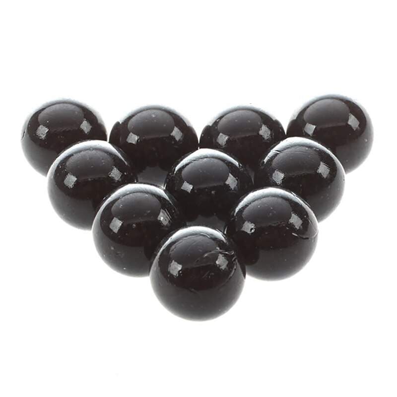 20 Pcs Knikkers 16Mm Glazen Knikkers Knicker Glas Ballen Decoratie Kleur Nuggets Speelgoed Zwart En Wit