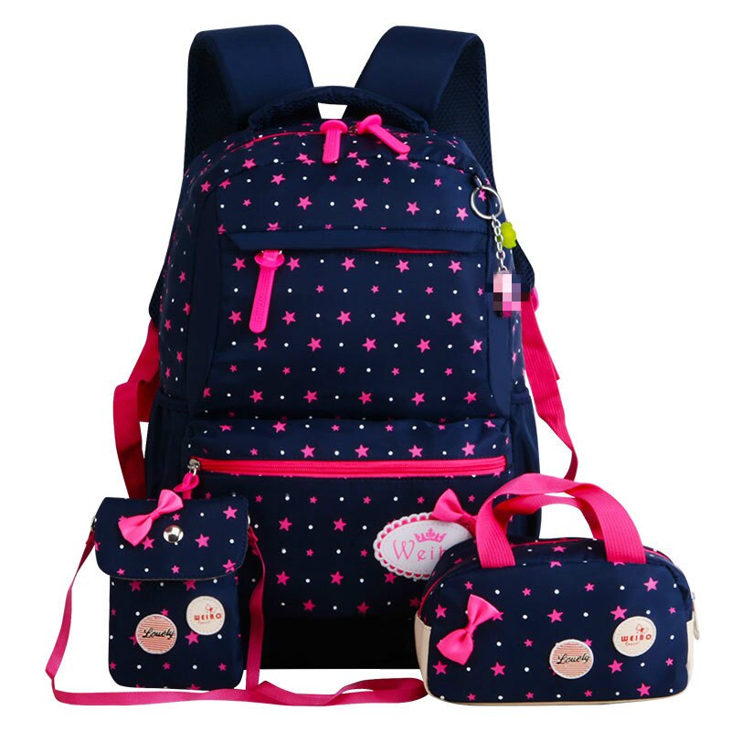Children printing backpack School backpacks set Girls School Bags Waterproof Backpacks Kids Satchel Schoolbags mochila escolar: 21