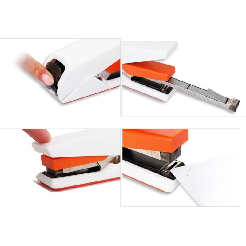 30 Sheets Effortless Heavy Duty Stapler Paper Book Binding Stapling Machine standard School Office Supplies Stationery