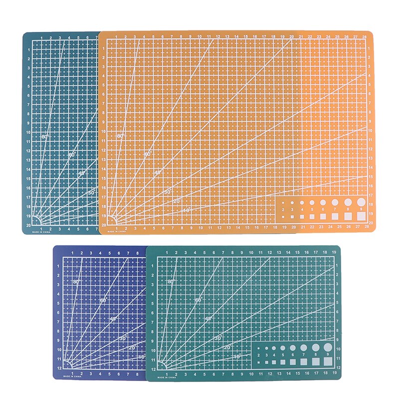 A4A5 PP Double-sided Grid Lines Cutting Board Mat Self-healing Cutting Pad DIY