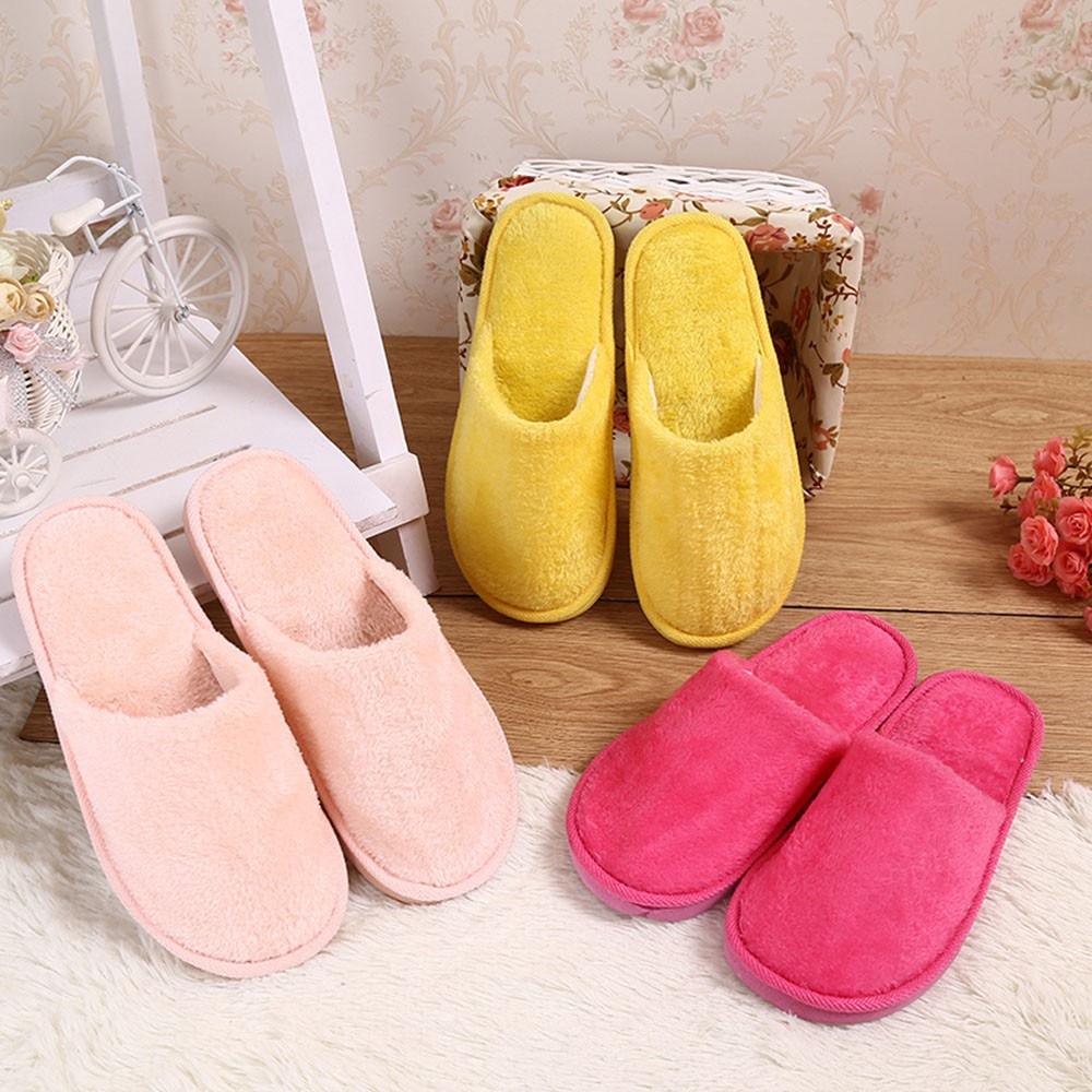 Women's Slipper Ladies Shoes Warm Home Plush Soft Slippers Indoors Anti-slip Winter Floor Bedroom Shoes Casual Women Shoes Sport