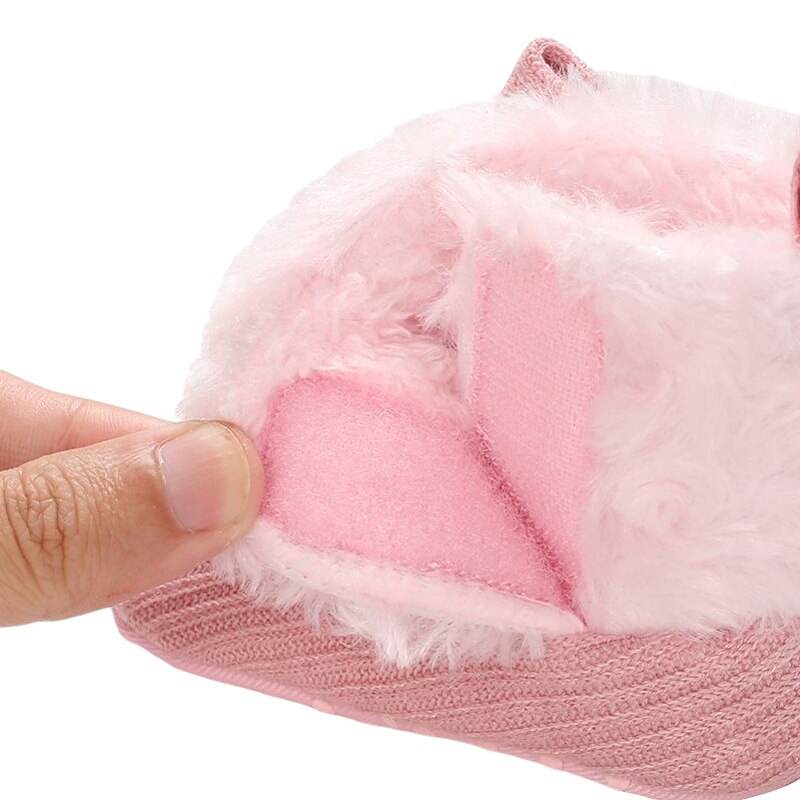 Winter baby warme schoenen eenvoudig schattig mooi modieus zacht antislip warm veelkleurig pluche laarzen winkelen trip wandelen