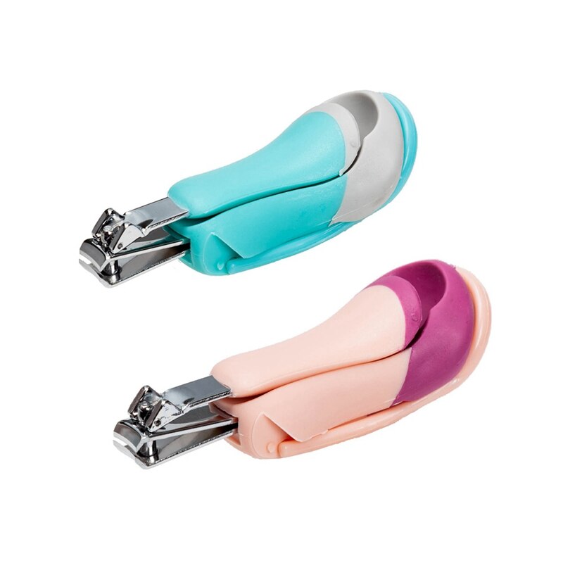 1Pc Baby Safe Nail Clipper Cutter Clearly Magnifying Glass Nail Clippers Infant Children Nail Clippers Anti-meat Nail Clippers