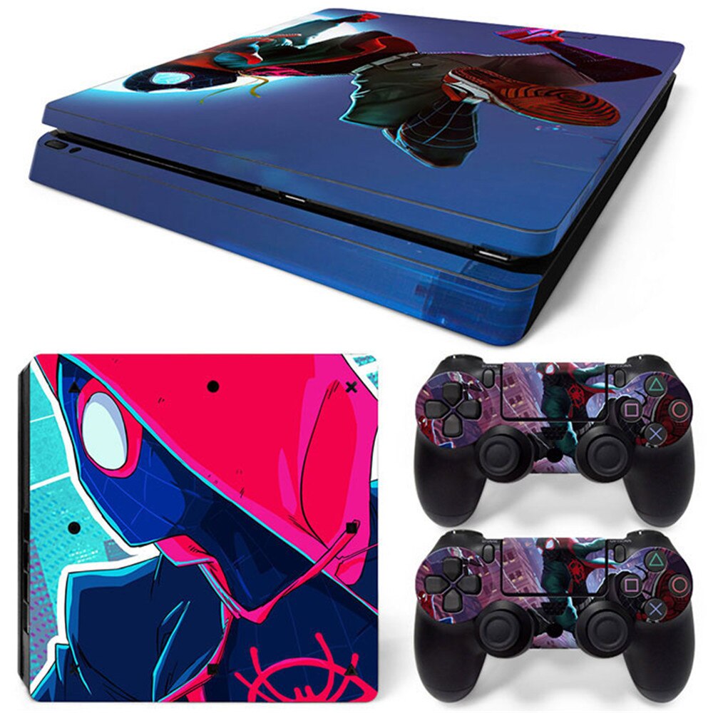 Autoadesivo della pelle Della Copertura Per PS4 Sottile Autoadesivo Della Pelle Della Console E Controller di Skins Gioco Adesivi: TN-PS4Slim-6537