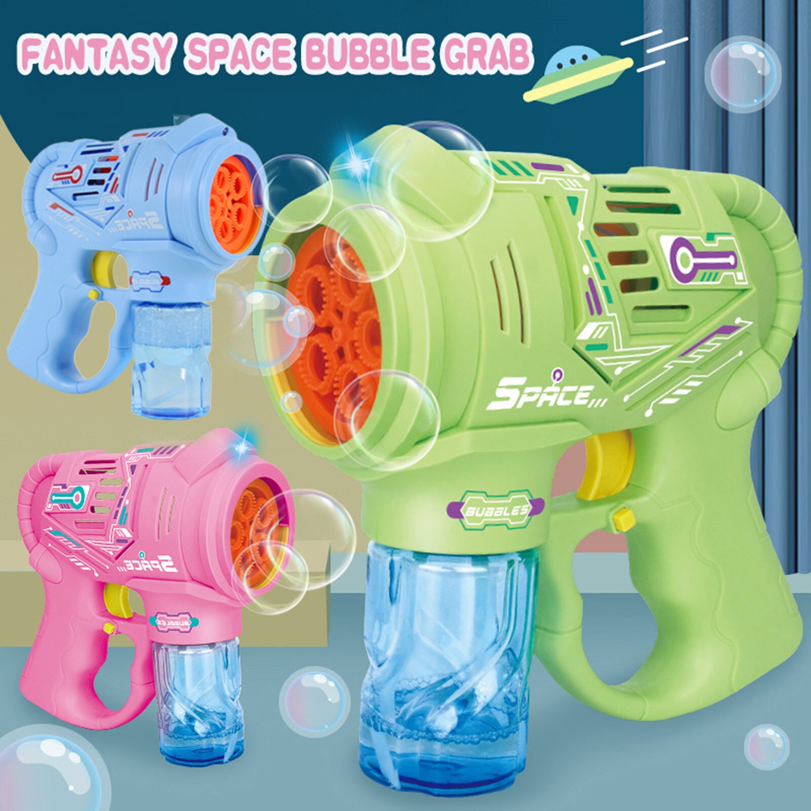 Automatische Muziek Bubble Machine Cartoon Bubble Blower Met 100Ml Bellen Water Zomer Kids Fun Geschikt Voor Indoor Outdoor Speelgoed