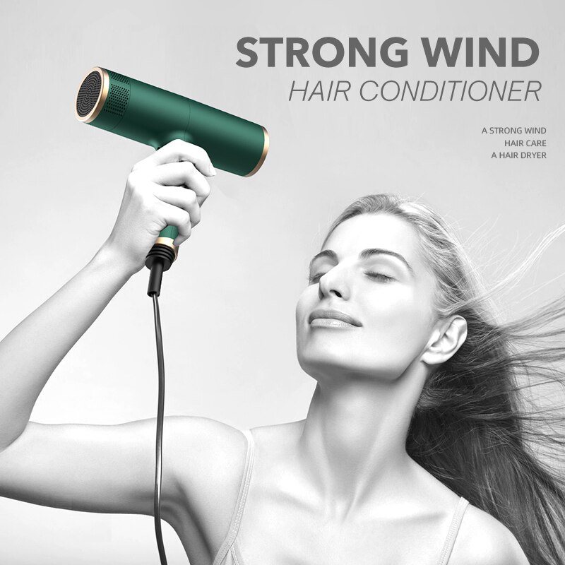 Profi-haartrockner Negativ Ionen Fön Kalt Wind Haushalts Salon Haar Styler Werkzeug Elektro Ionischen Gebläse Trockner