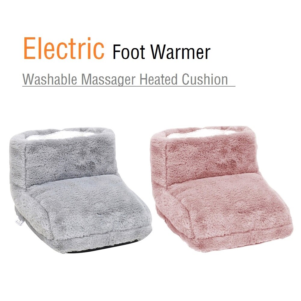 Usb Elektrische Voet Warmer Energiebesparende Veilige Start Warme Voet Cover Voeten Verwarming Pad Winter Warm Massager Wasbaar Verwarmde Kussen