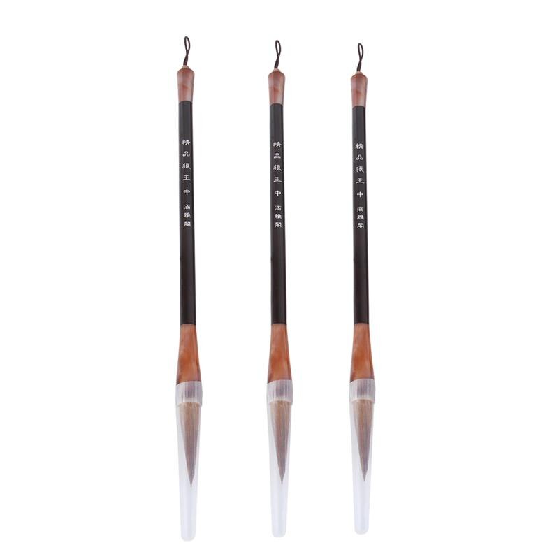 Nuzel Excellent cheveux de loup caligraphie chinoise Kanji japonais Sumi dessin brosse: AS PIC 5