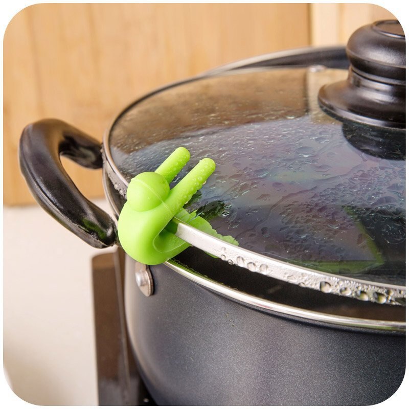 1 Pc Verhogen Het Deksel Overloop Stent Keuken Gadgets voor Pot cover overflow Keuken Gereedschap Thuis Keuken Accessoires