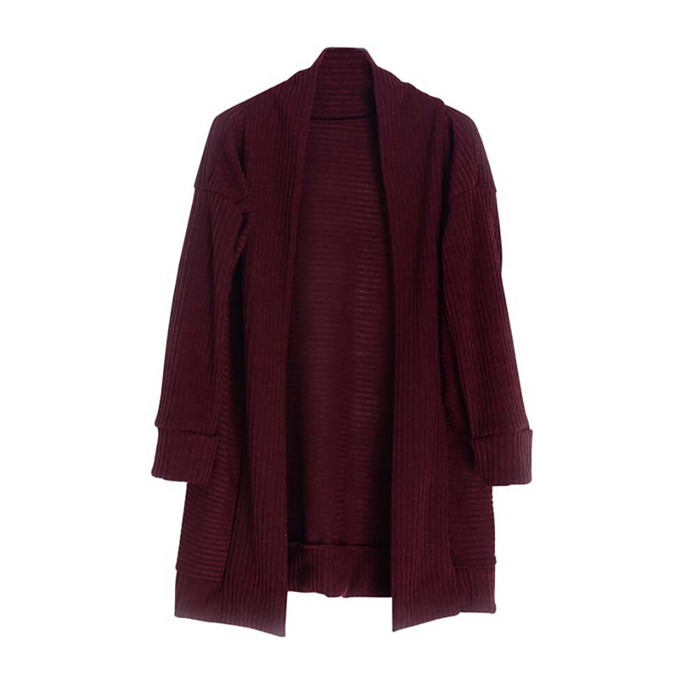 Bambini Maglione di Colore Solido Manica Lunga Cardigan Lavorato A Maglia Cappotto di Maglieria Magliette E Camicette per le Ragazze, Khaki/Vino Rosso 2-7Years