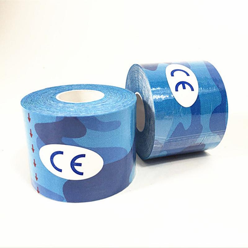 Katoen 5m*5cm kinesiologie tape atletische spierondersteuning sportfysiotherapeutische tape elastische sportbandage spier