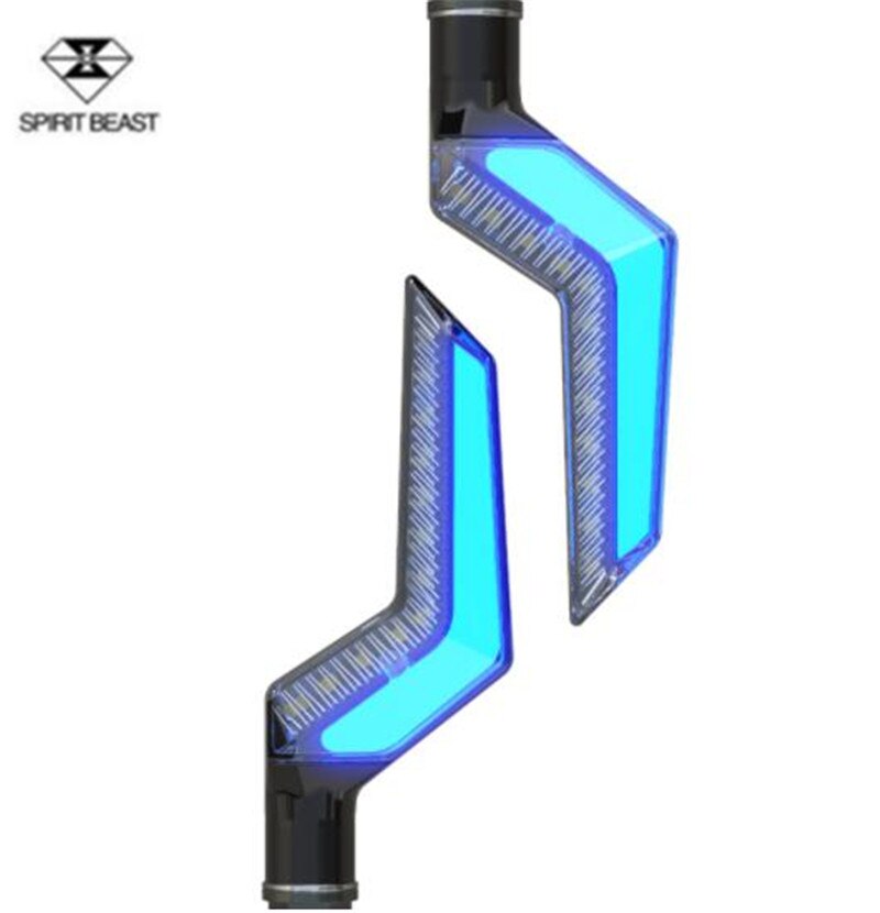 SPIRIT BEAST 12V Highlight Signal Lights LED Water Turn Signal Conversion Accessories Decorative Motorcycle Universal Indicator