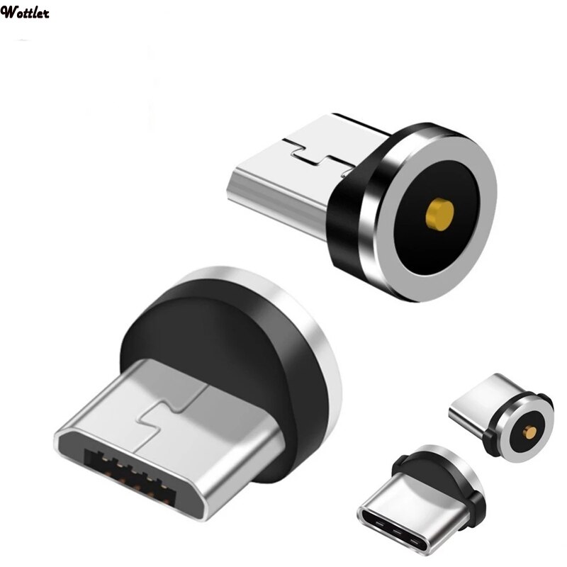 Spina per cavo magnetico tipo C colonna vertebrale micro USB C adattatore per ricarica rapida telefono micro Usb tipo-c magnete caricabatterie spina per colonna vertebrale iphone