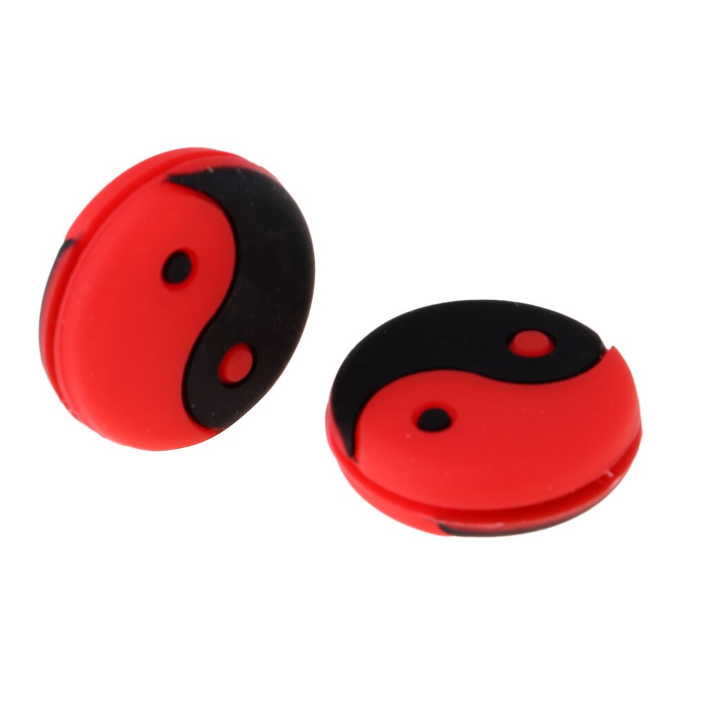 Sunnimix 2 Pieces Tai Chi Tennis Racquet Shock Absorber Shockproof Vibration Dampeners Damper