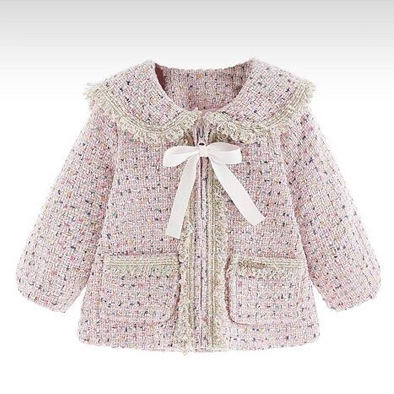 Winter Spring Baby Girls Long Sleeve Coat Jacket Rabbit Ear Hoodie Casual Outerwear Autumn Winter Baby Outwear Infants Christmas
