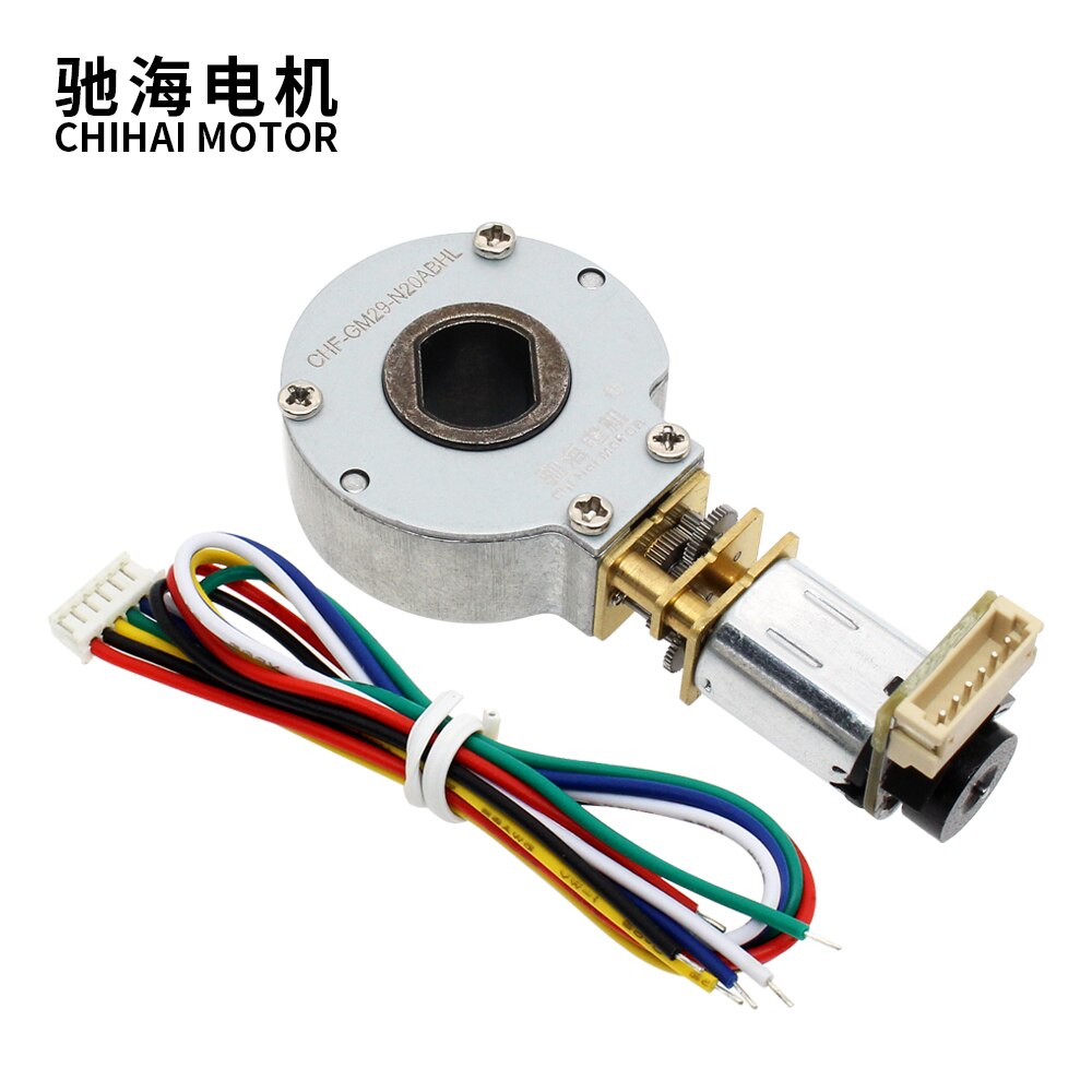 chihai motor CHF-GM29-N20V ABHL 29mm DC 3V 6V 12V mini DC secondary variable speed motor with encoder