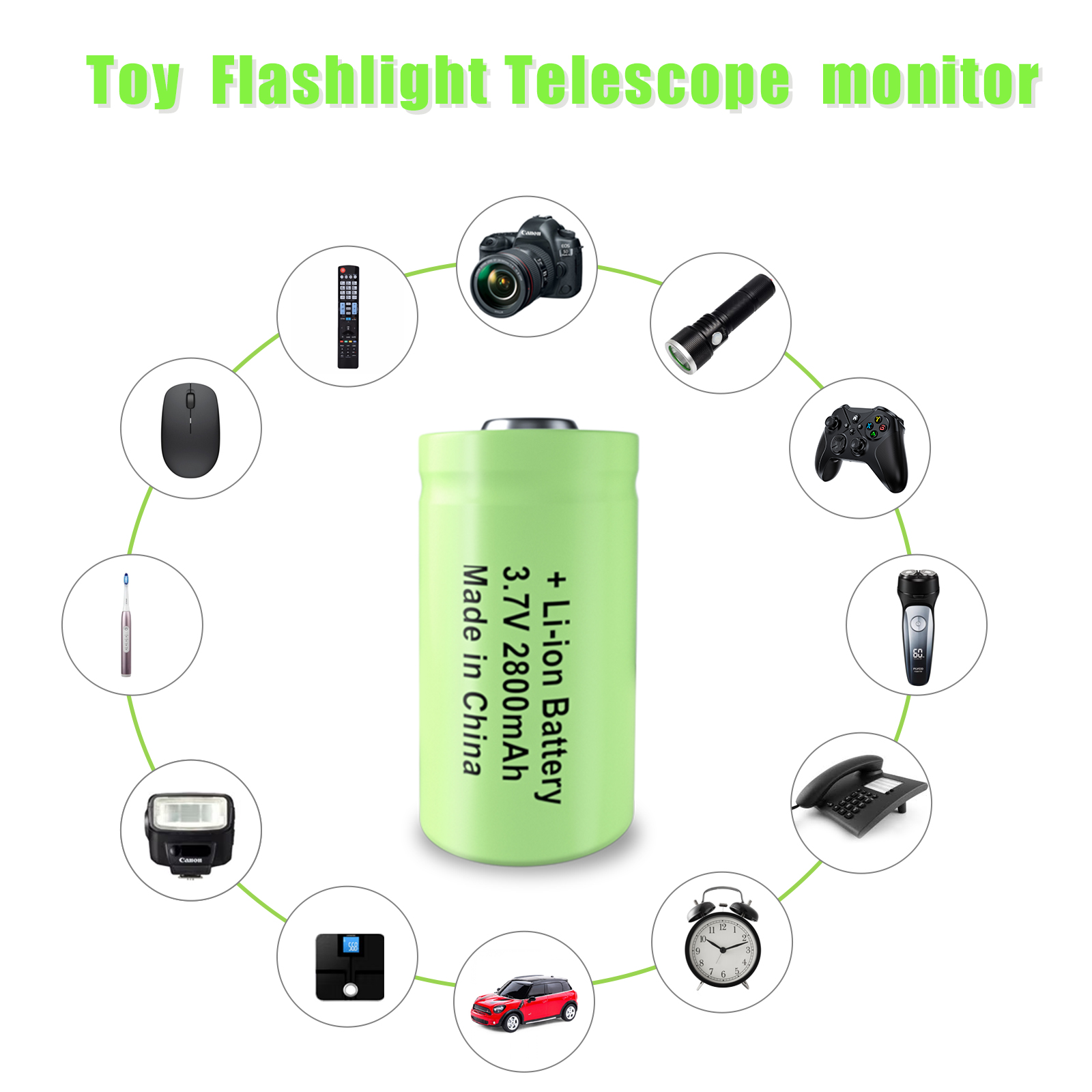 2800mAh Rechargeable 3.7V Li-ion 16340 Batteries CR123A Battery for LED Flashlight Travel Wall Charger 16340 CR123A Battery