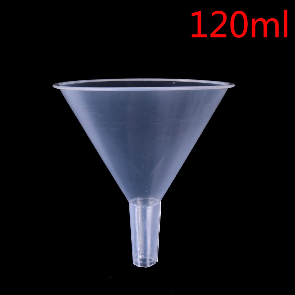 1/2 "120Ml Mond Dia Laboratorium Transfer Parfum Mini En Duidelijke Witte Plastic Filter Trechter