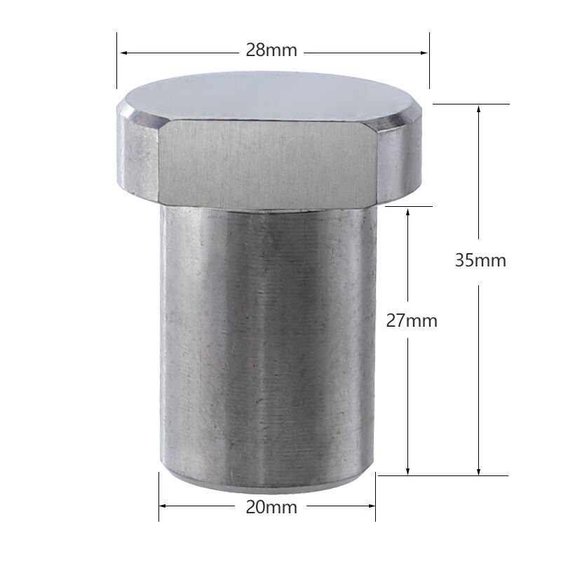 1pcs 20mm Workbench Stop Stainless Steel Limit Tenon Block Fix Woodworking for Table Accessories