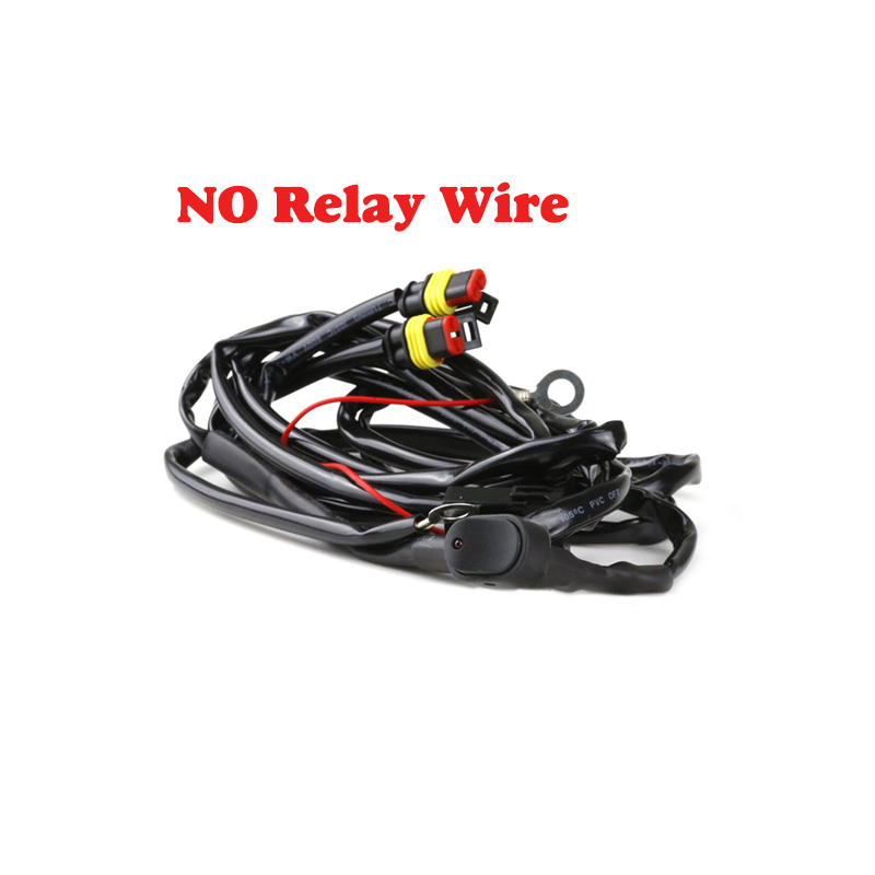 1 set Wiring Harness for Led motorcycle headlights Light Wire Cable Switch Relay Kit Motorcycle ATV Driving Light Flash Control: Blue