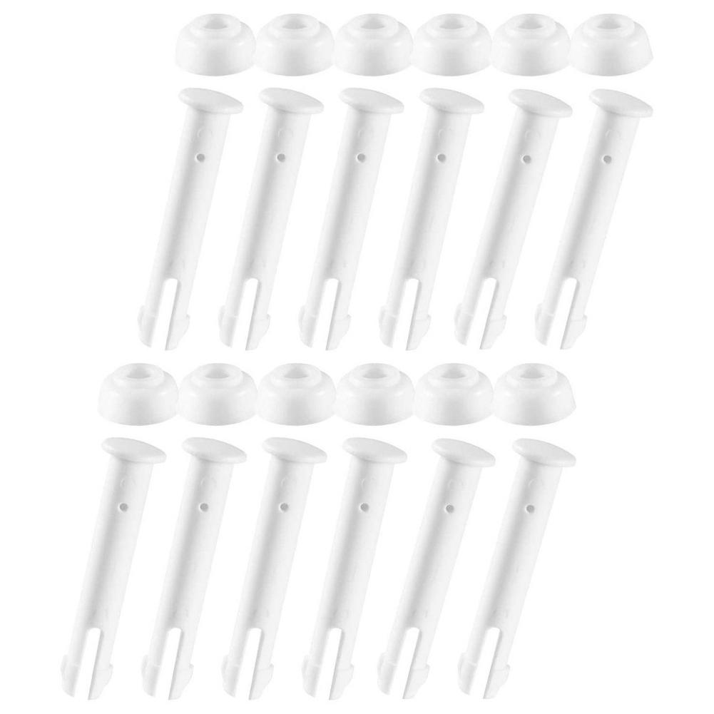 12 Stuks Plastic Zwembad Joint Pins Rubber Afdichtingen Voor Intex 10 '-12' Bovengrondse Metalen Frame Zwembaden zwembad Vervangende Onderdelen 28270-28272: 3