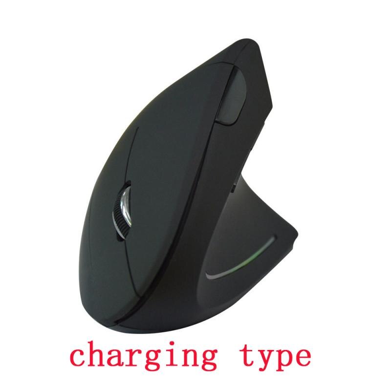 2 Types souris sans fil ergonomique souris verticale optique 800 1200 1600 DPI 6 boutons souris pour ordinateur portable périphériques: charging