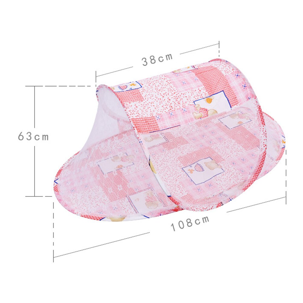 Tragbare Baby Bettwäsche Krippe Netz Klapp Baby Moskito Netze Bett freundlicher Kleinkind Bett Schlaf Kissen Für 0-3 Jahre alte freundlicher