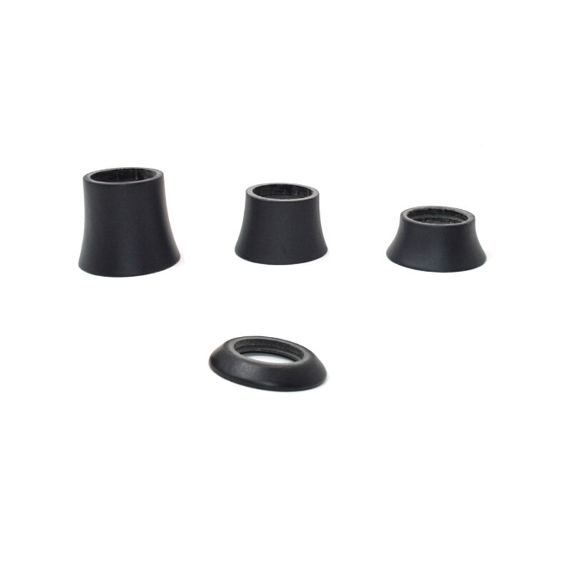 MCFK de fibra de carbono casco para carretera bicicleta carbono mtb ciclismo bici partes conjunto horquilla plato cono cónico arandela 1 1/8 ''20 30 40mm