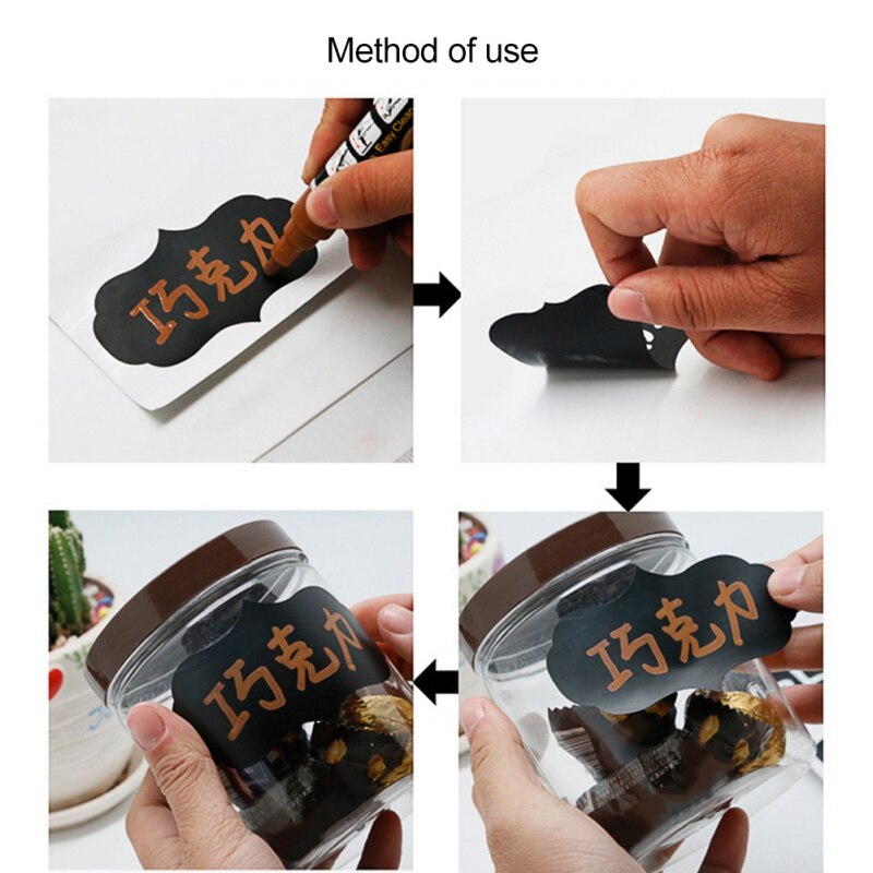 DIY Waterproof Kitchen Spice Labels Sticker Jar Sticker Removable Organizer Storage Bottles Jars Self Adhesive Kitchen Stickers