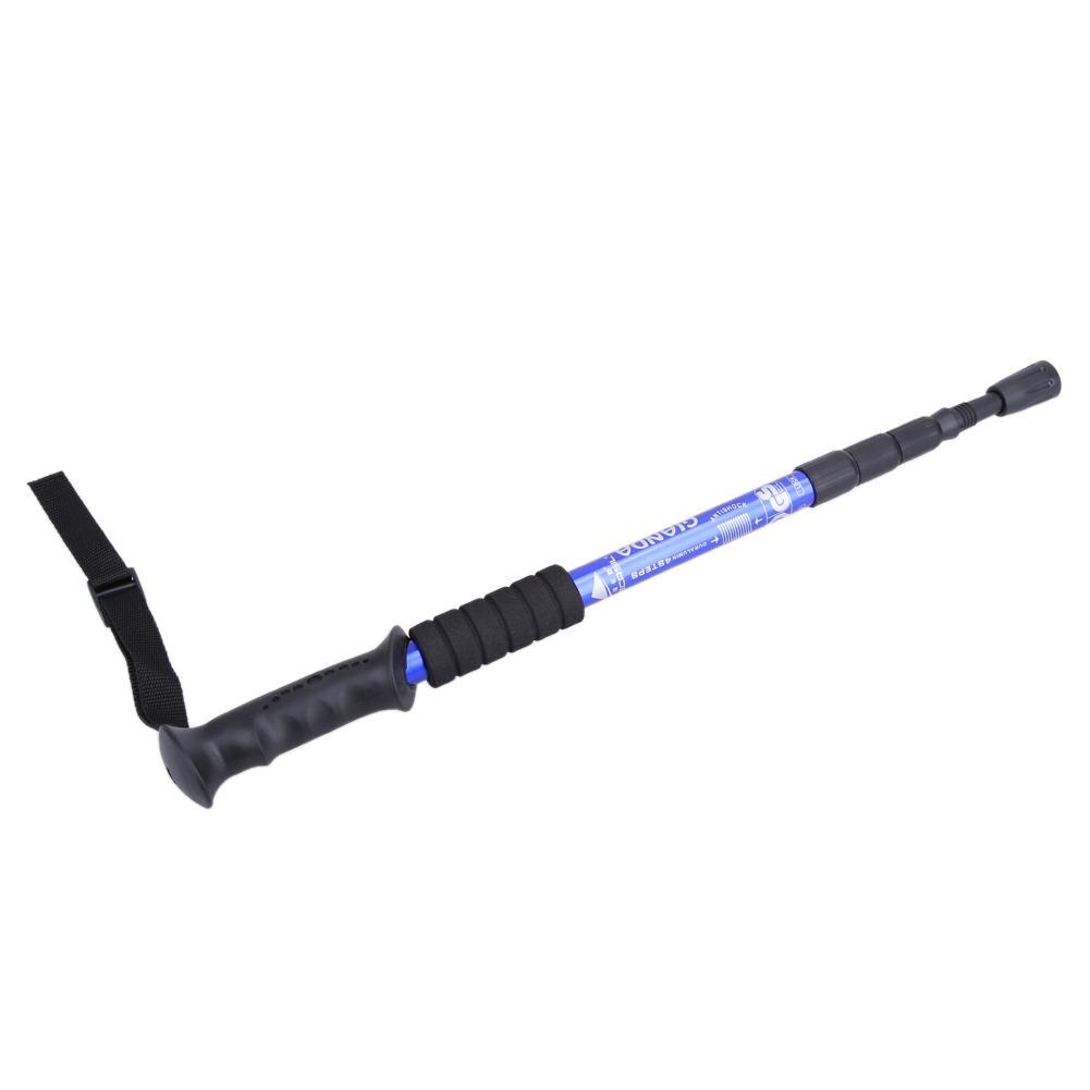1Pc Anti Shock Walking Sticks Adjustable Walking Poles Trekking Hiking Poles Ultralight Telescopic Walking Canes Hiking Stick