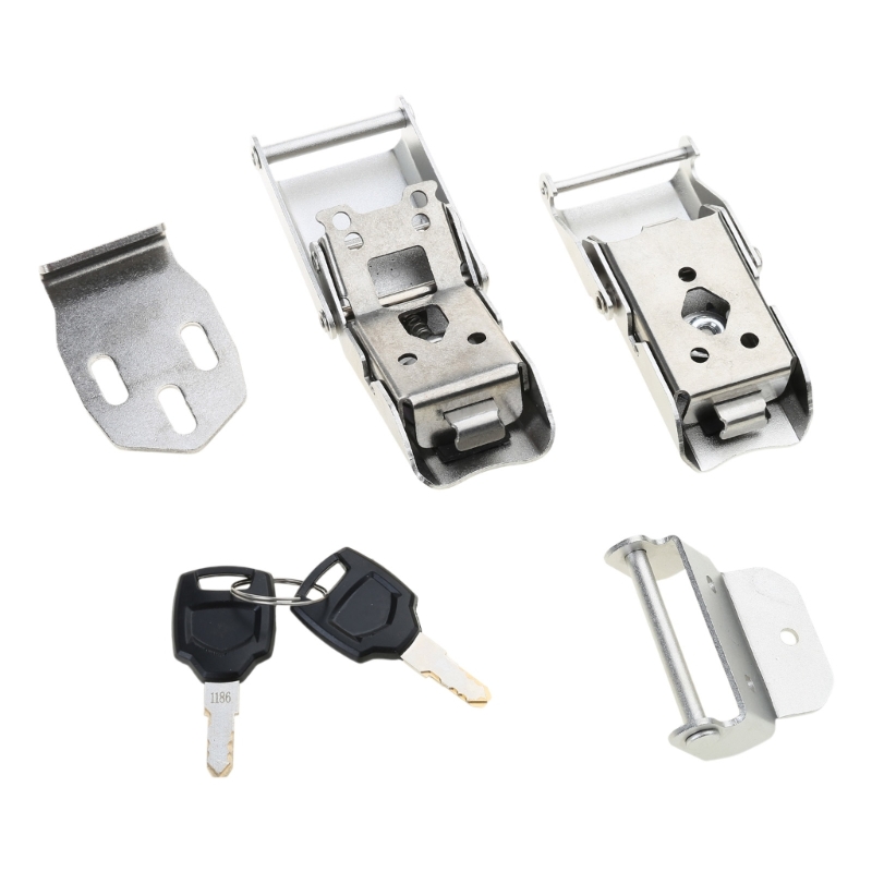 Motorbike Frame Mount Bracket Accessory Motorcycle Side Luggage Case Fasteners
