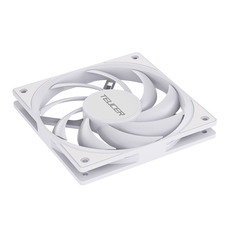 TEUCER UT-12015 PC Case Fan, 120mm ARGB FDB Bearing Thin Cooling Fan for CPU Cooler