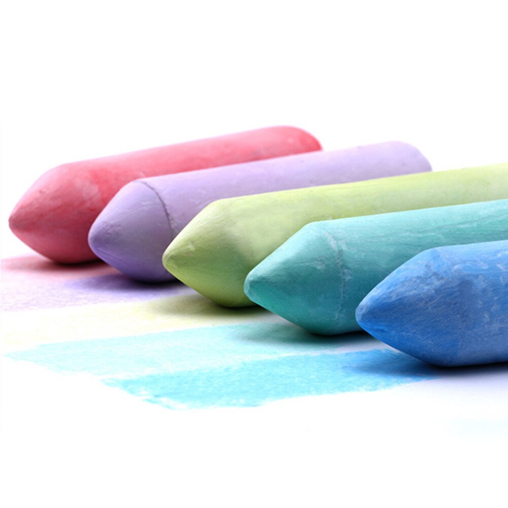 20pcs Jumbo Sidewalk Chalk Smooth Writing Outside Driveway Playground Drawing Tool School Stationery For Kids Toddlers 15 Colors