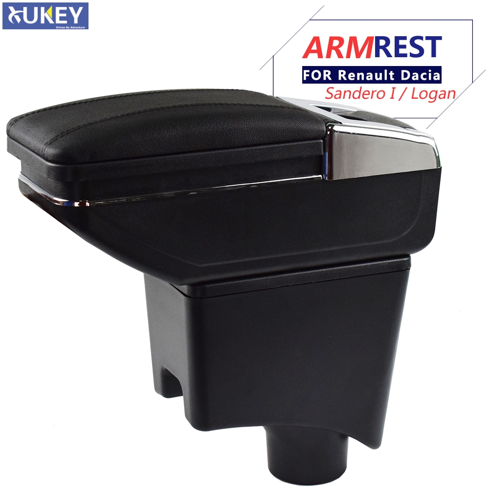 Armsteun Voor Renault Sandero Ik Arm Rest Centrale Draaibare Opbergdoos Decoratie Auto Styling Renault Logan