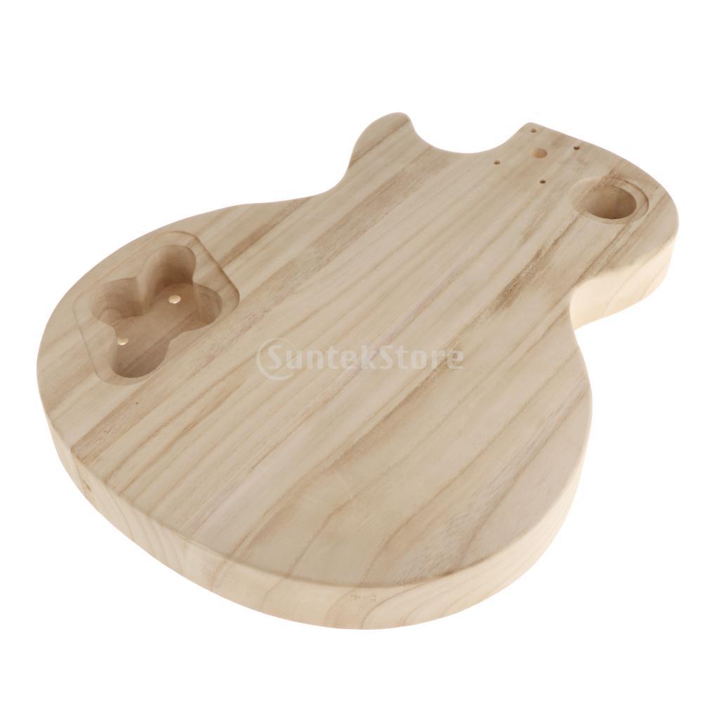 Guitar body Handmade Unfinished Handcrafted electric guitar body Kaede guitar DIY material Guitar Parts Barrel Replacement