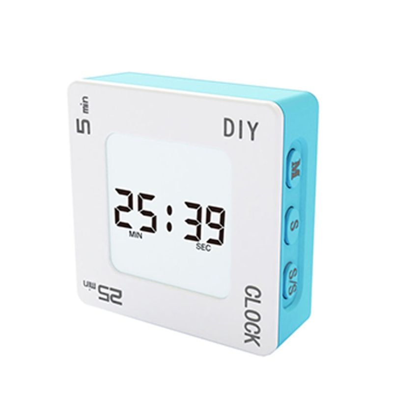 DIY Time Management Pomodoro Timer Square Alarm Clock for Students