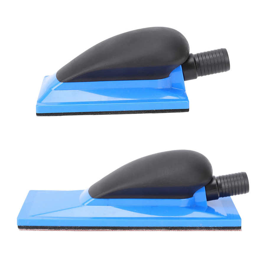 Dust Extraction Sanding Sponge Block Manual Dust Free Grinding Block Flocking Sandpaper with Hook and Loop