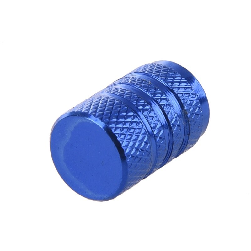 4 Stuks Blauw Legering Auto Ventieldopjes Auto Ventieldopjes