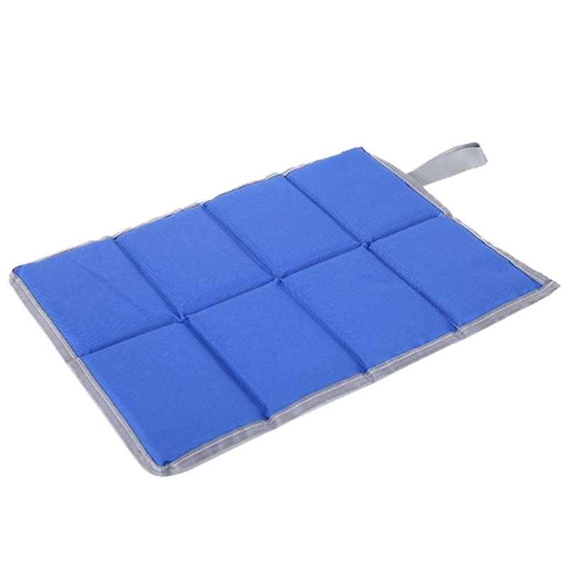 Coussin de siège de randonnée pliable, étanche, ultraléger, tapis de siège d&#39;extérieur pour pique-nique, randonnée: Blue