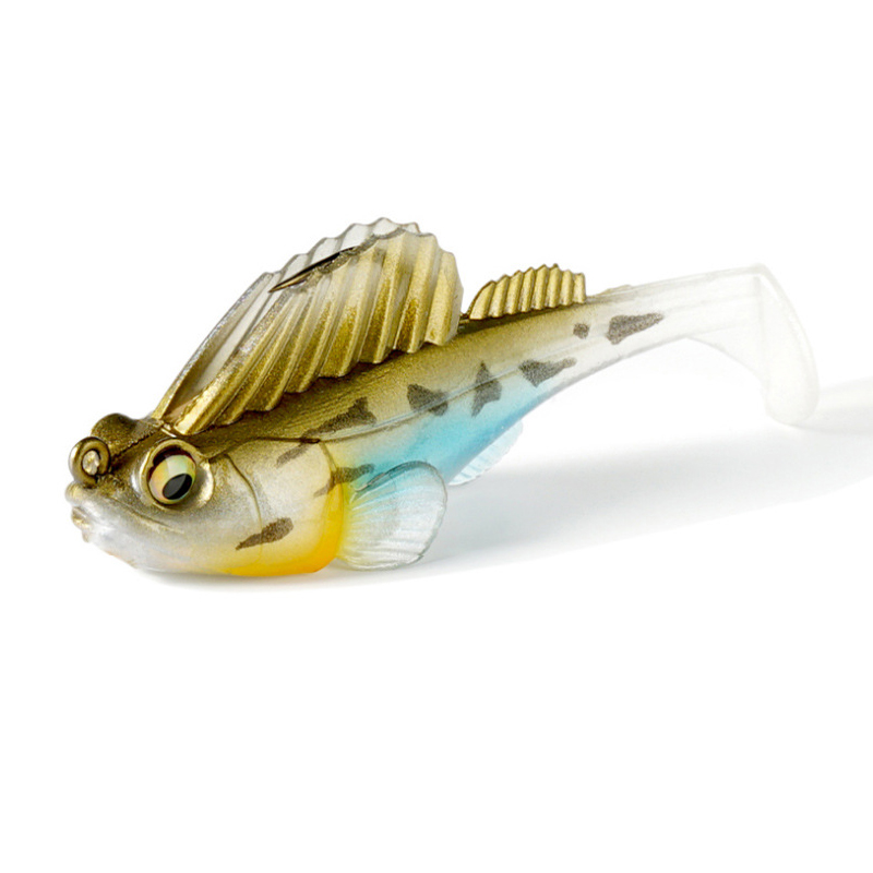 80mm 14g Ultra Realistic Goby Paddle Soft Lure Fish Baits Finest Detailed Softbait Swimbait Fishing Bait